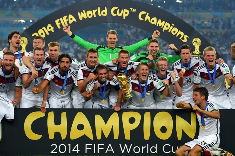 Weltmeister 2014 - die deutsche Fussball-Nationalmannschaft!